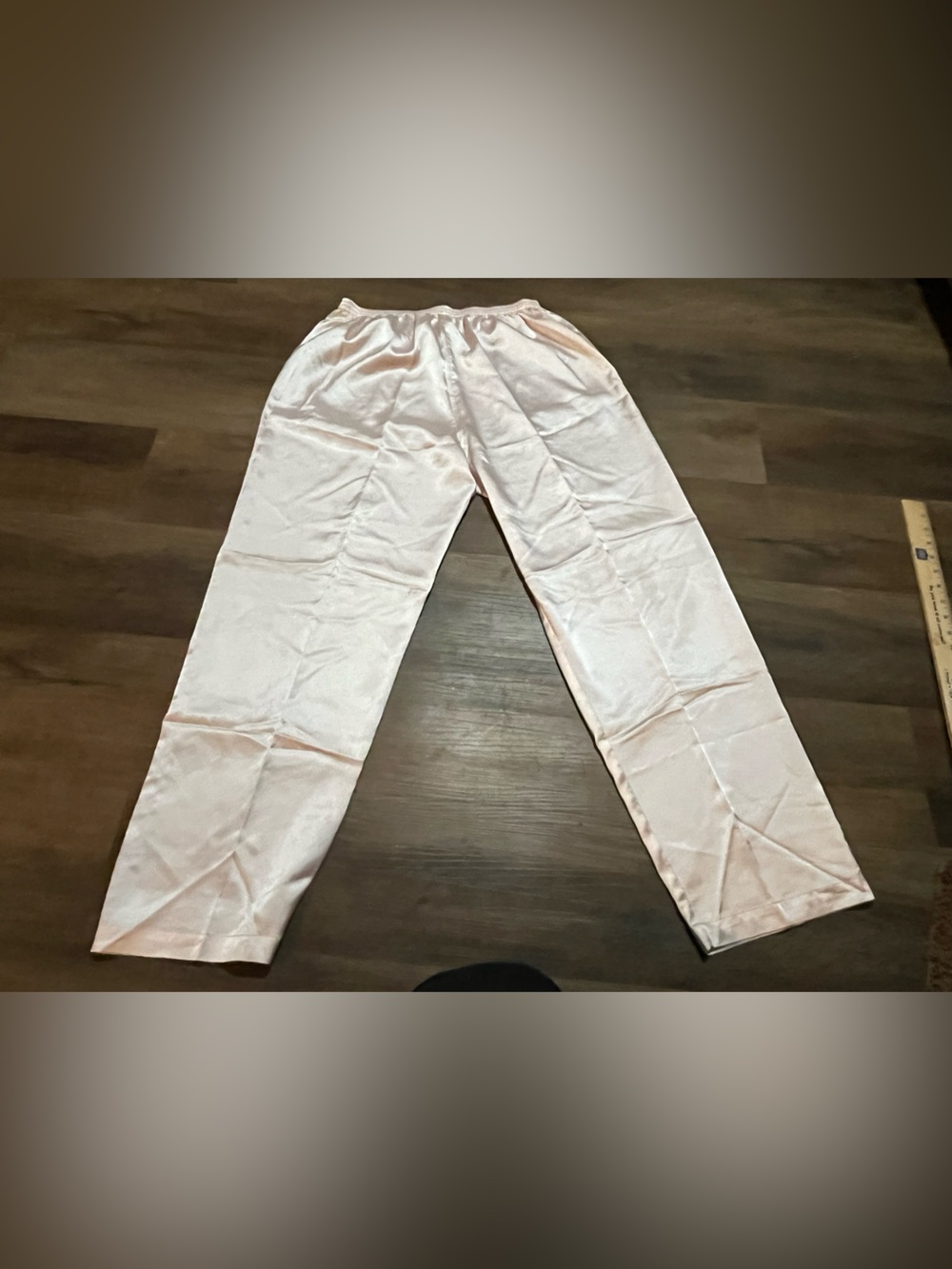 Authentic Vintage Christian Dior Pink Satin Pajama Set | 1980s | Large - Picture 13 of 14